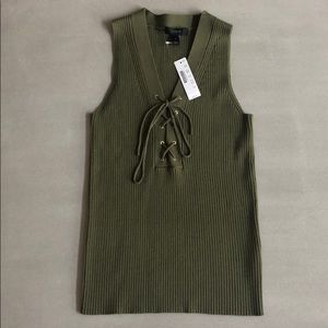 J Crew ribbed top NWT